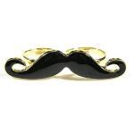 Handlebar Mustache Vintage Adjustable Double Ring