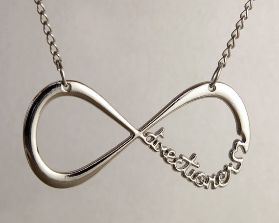 One Direction Infinity Charm Silver Necklace